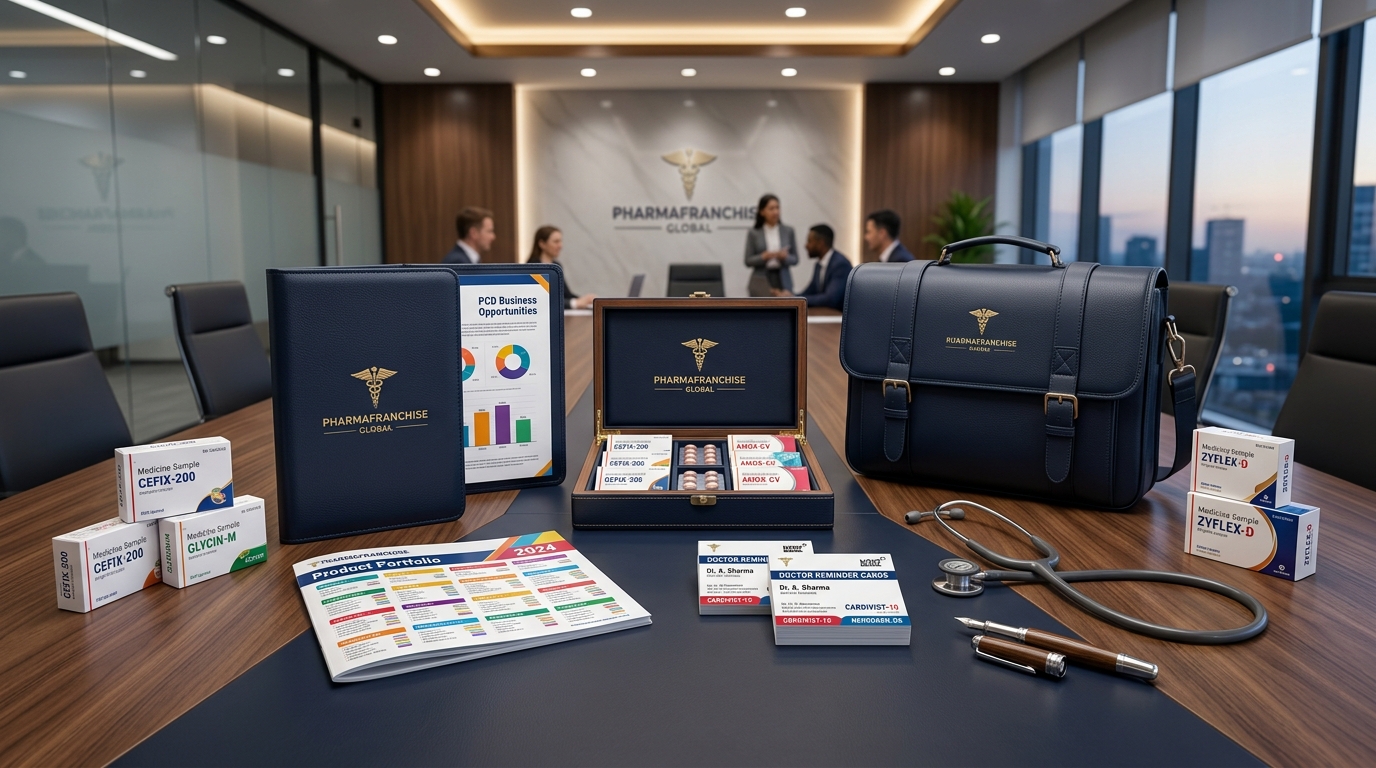 PCD Pharma Franchise Promotional Kit and Visual Aids